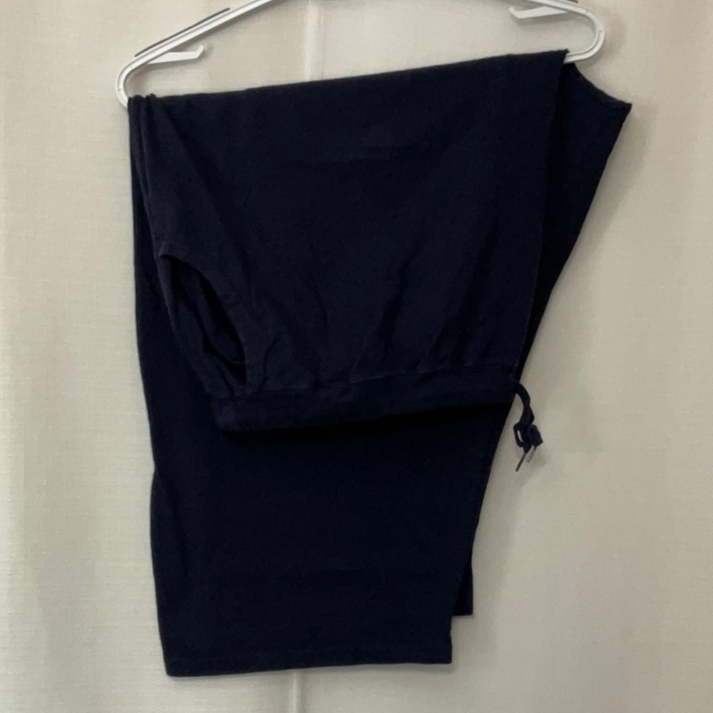 Just My Size Size 26W/28W Dark Blue Capri Drawstring Pants